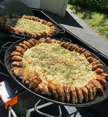 Poulet Vallée d’Auge traiteur fait maison sur place par un traiteur à Rouen en Normandie.
